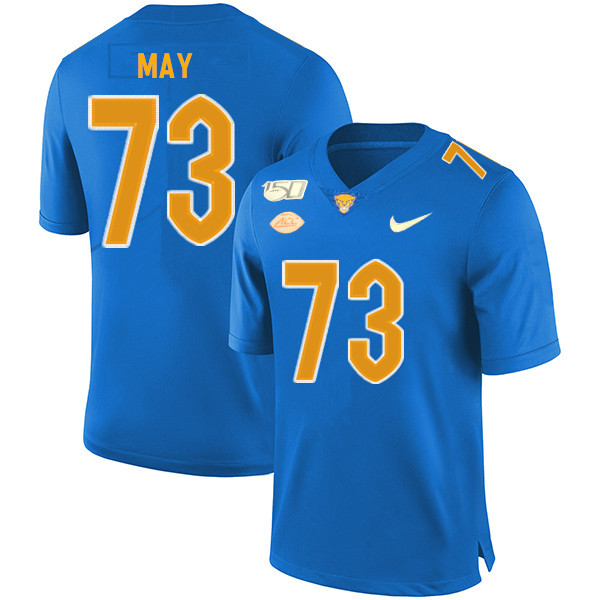 2019 Men #73 Mark May Pitt Panthers College Football Jerseys Sale-Royal